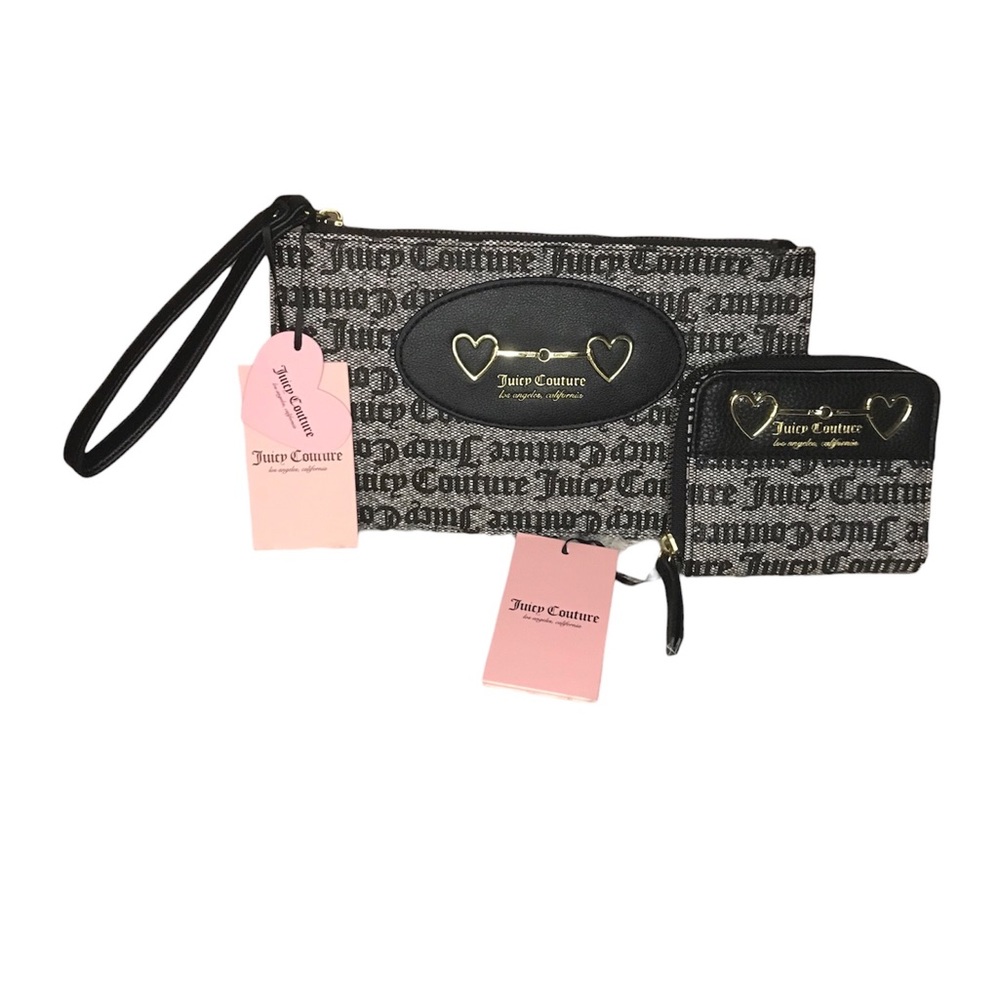 NWT $84 Juicy Couture Accessory Bundle In Gothic Heart To Heart